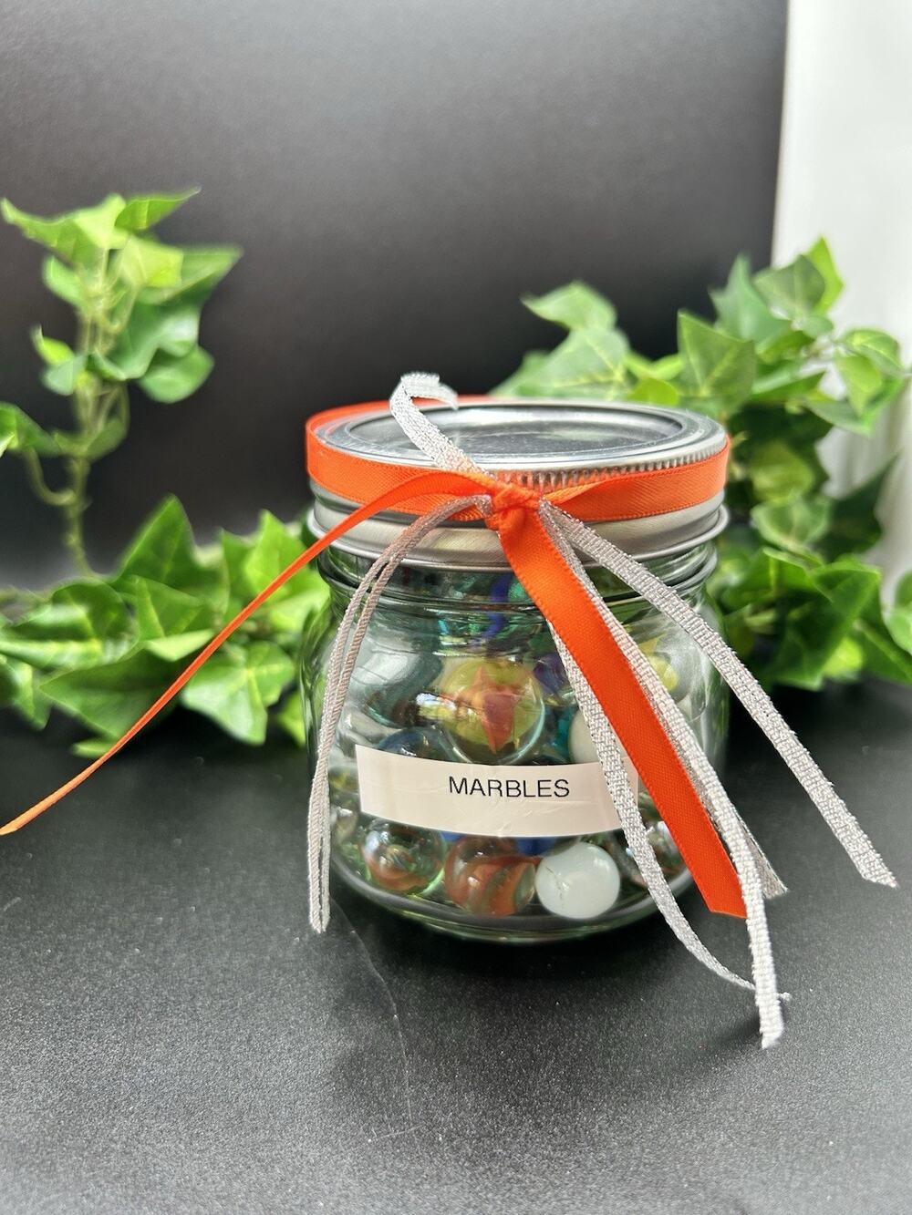 Lost your marbles? Vintage Glass Marbles Catseye Swirls Mystery Jar 1.20 lbs  #1